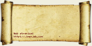 Isidora Peković vizit kartica